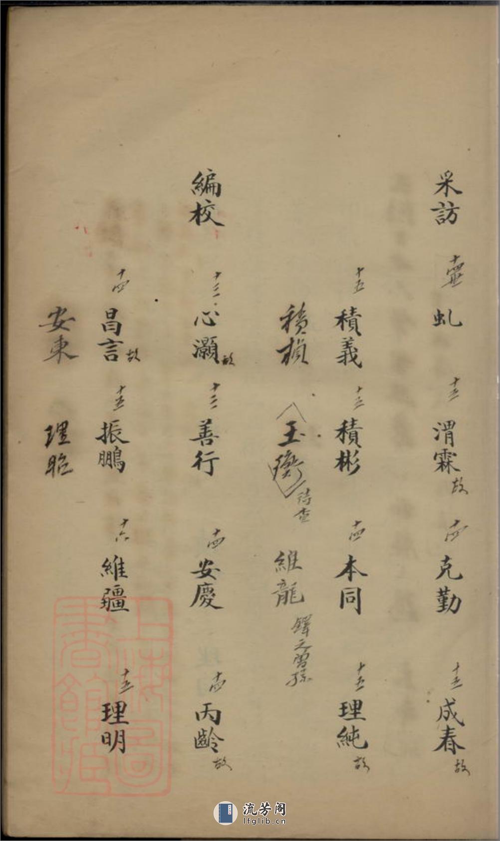 [龚氏]重修宗谱稿略：不分卷：[合肥] - 第11页预览图