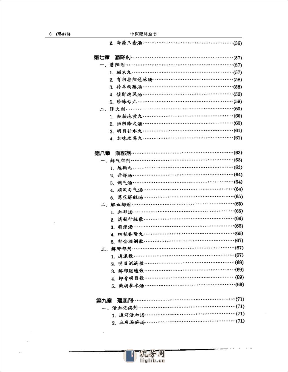 中医眼科全书  眼科方剂精选 - 第6页预览图