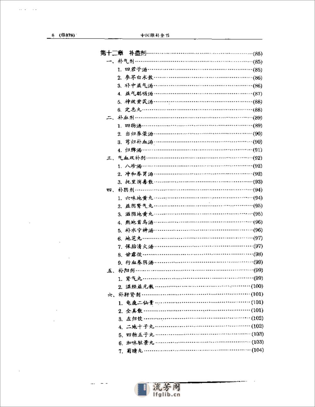 中医眼科全书  眼科方剂精选 - 第8页预览图