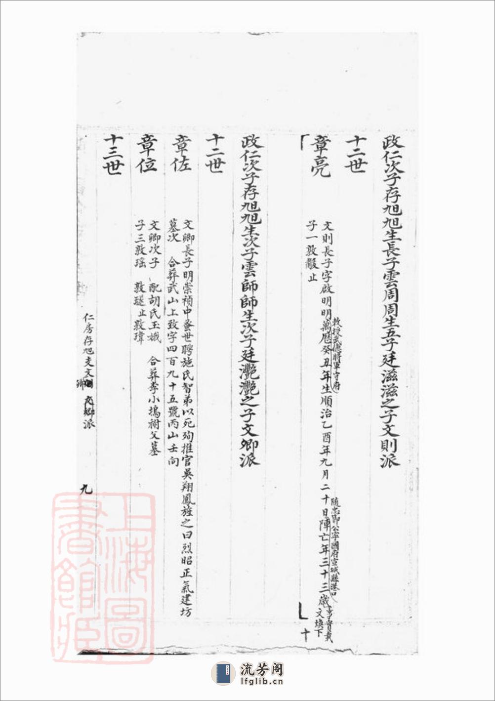 瓯西眉公金氏族谱：不分卷：[休宁] - 第18页预览图