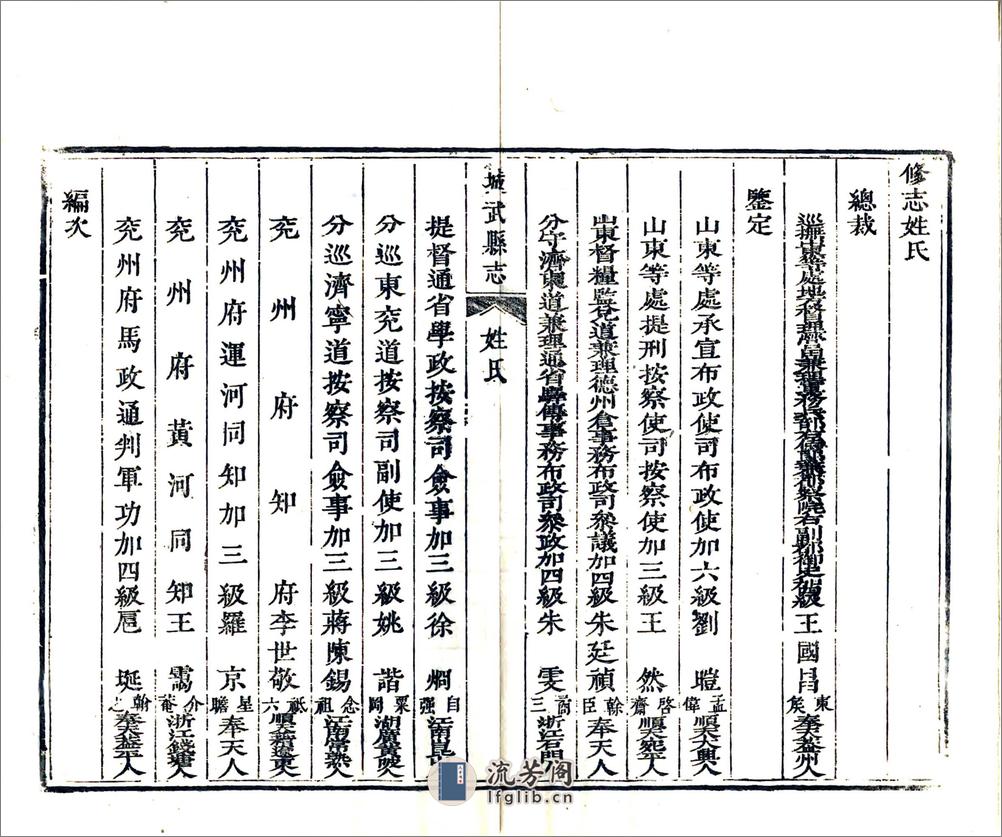 城武县志（康熙） - 第14页预览图