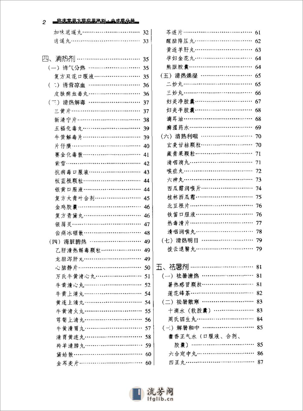 临床常用方药应用鉴别（中成药分册） - 第11页预览图