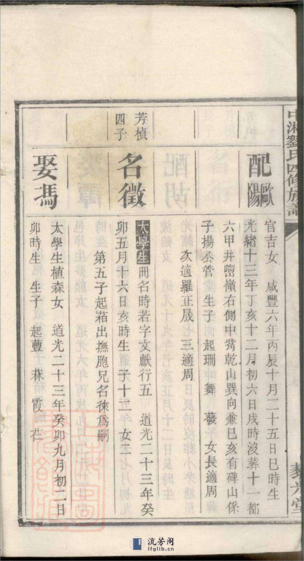 中湘刘氏四修族谱：[湘潭] - 第9页预览图