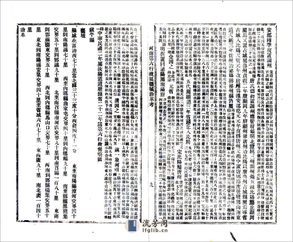 河南第六行政区疆域沿革考（民国） - 第15页预览图