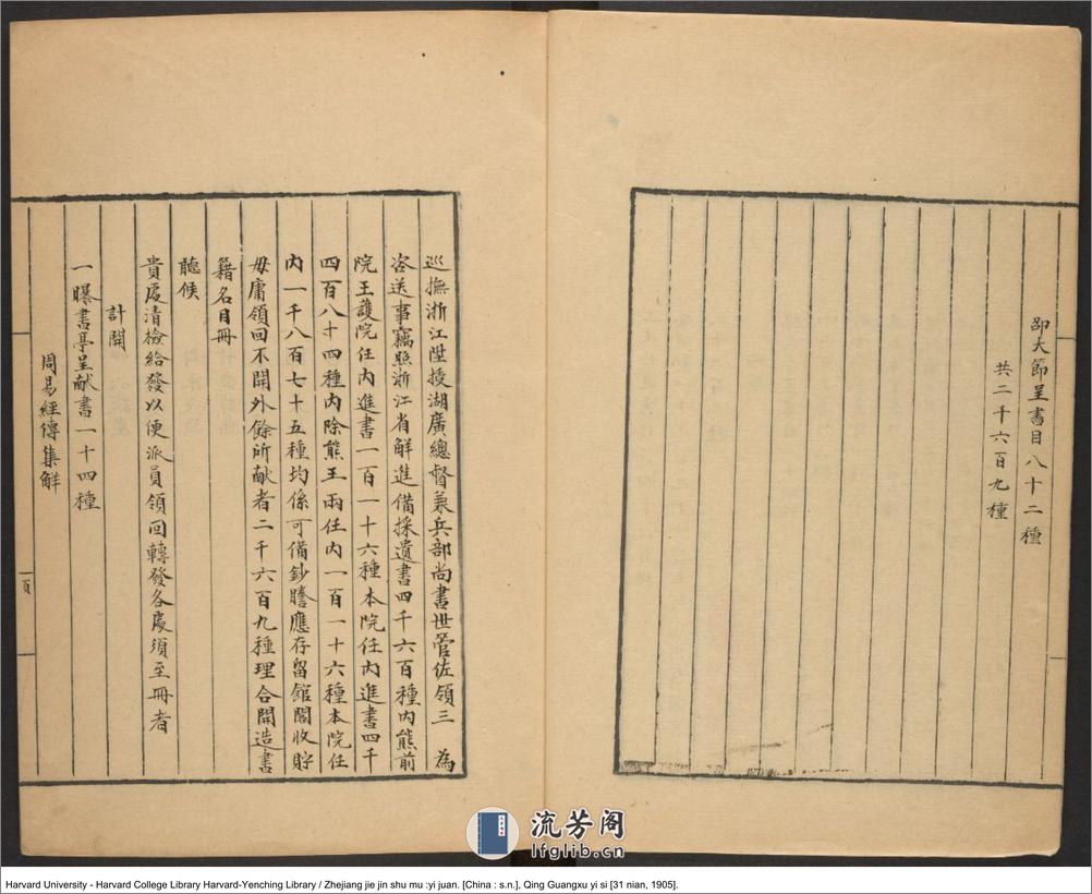 《浙江解進書目》一卷【清】王仁浚 清光緒31年（西元1905年） - 第4页预览图