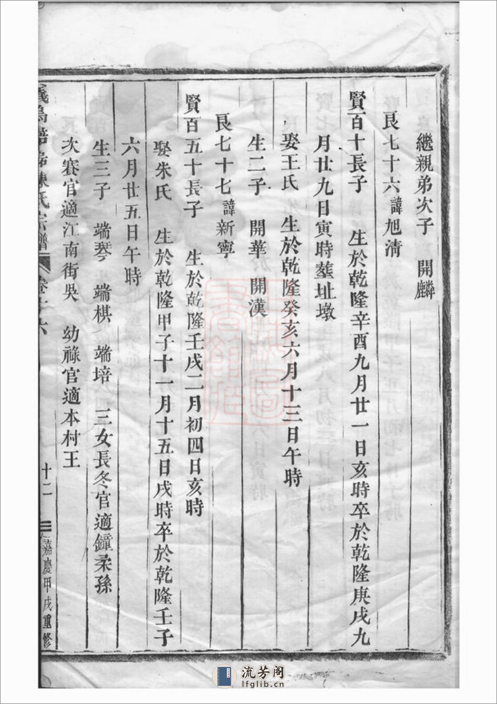 义乌倍磊陈氏宗谱：二十卷，首一卷 - 第20页预览图