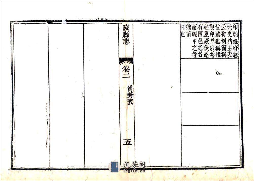 陵县志（道光） - 第18页预览图