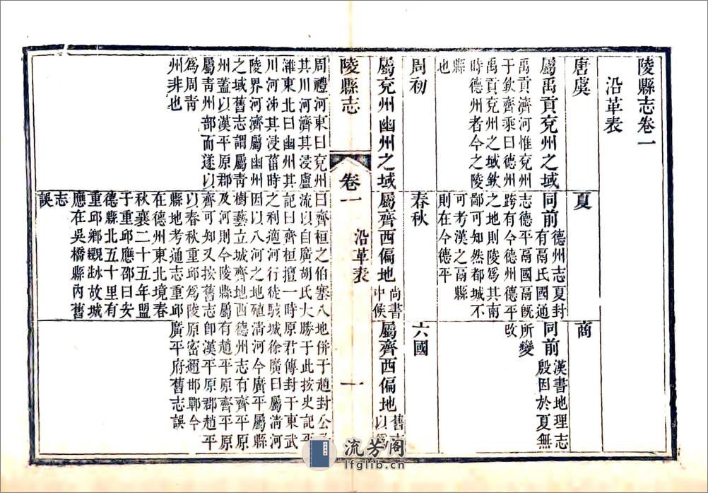 陵县志（道光） - 第2页预览图