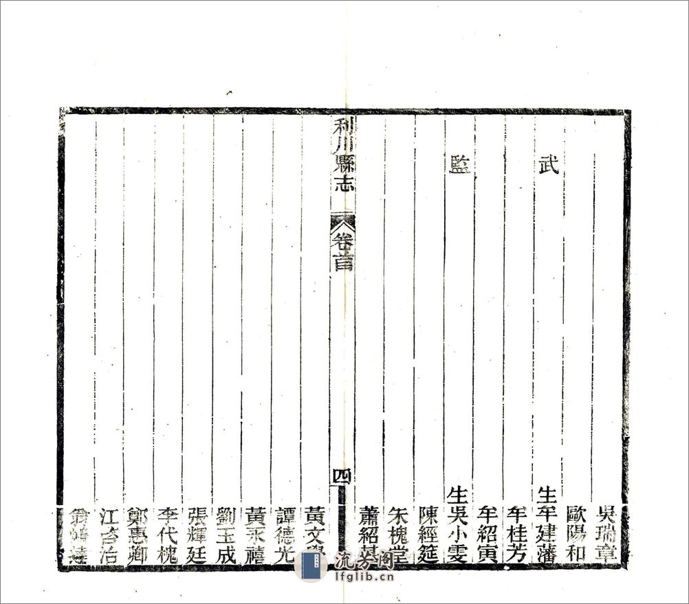 利川县志（光绪） - 第18页预览图