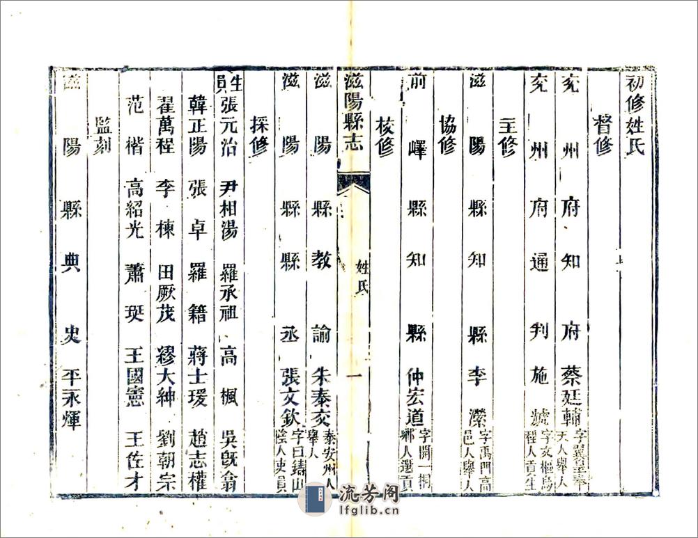 滋阳县志（光绪） - 第16页预览图