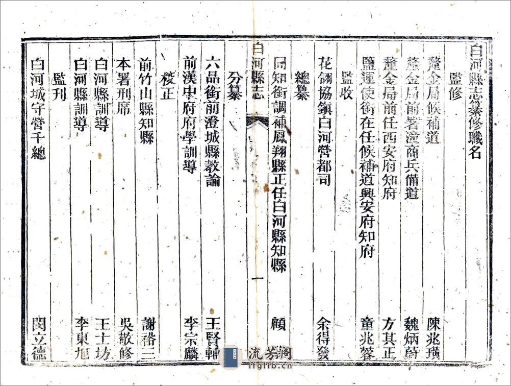 白河县志（光绪民国补修重印本） - 第5页预览图