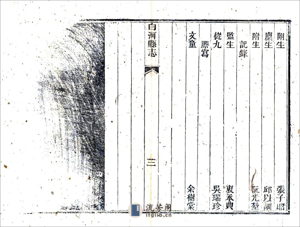 白河县志（光绪民国补修重印本） - 第7页预览图