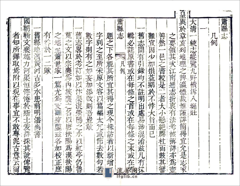 萧县志（嘉庆） - 第11页预览图