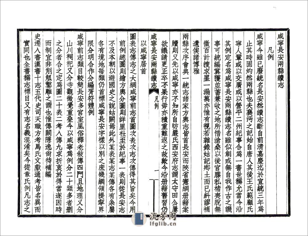 咸宁长安两县续志（民国） - 第8页预览图