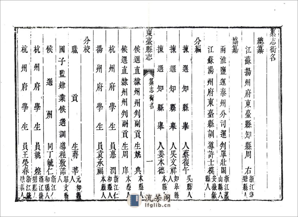 东台县志（嘉庆） - 第18页预览图