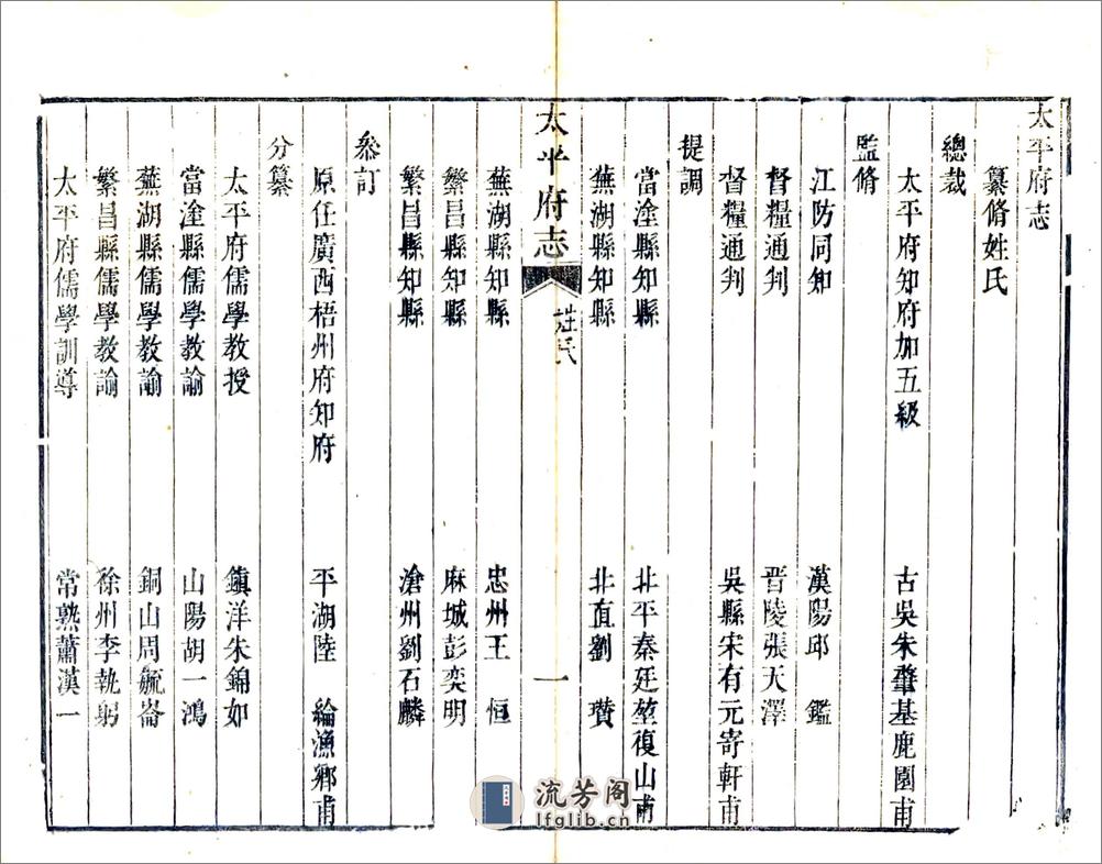 太平府志（乾隆） - 第17页预览图