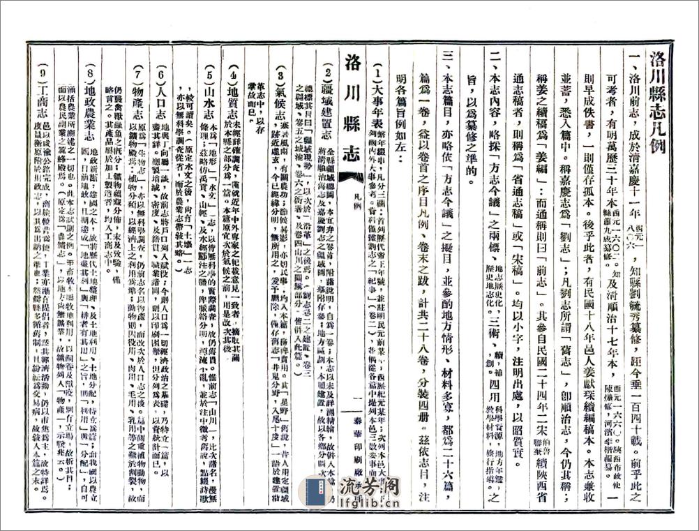 洛川县志（民国） - 第17页预览图