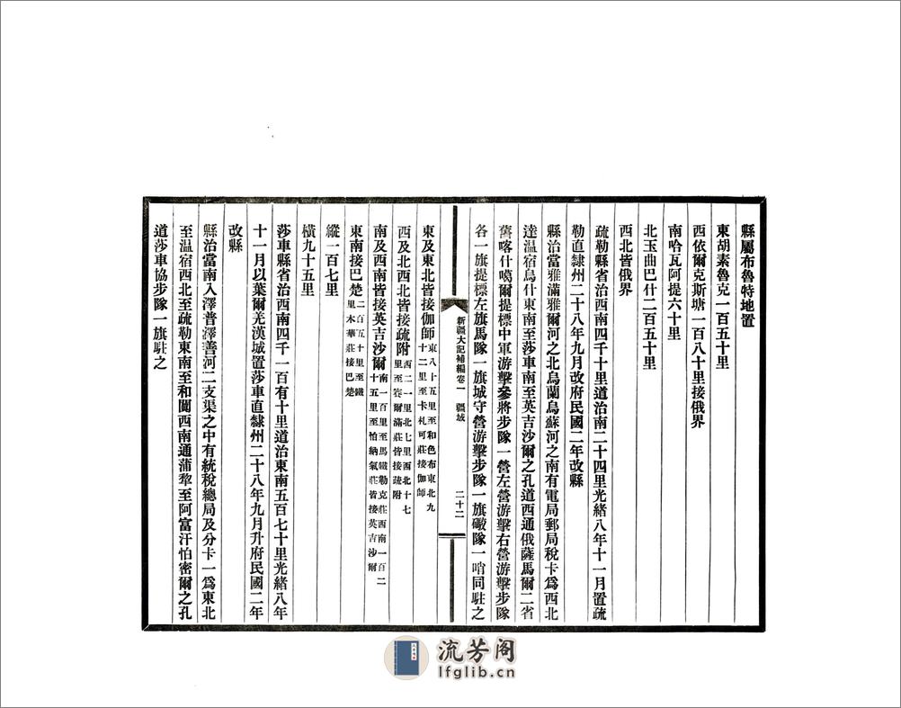 新疆大记补编（民国） - 第18页预览图