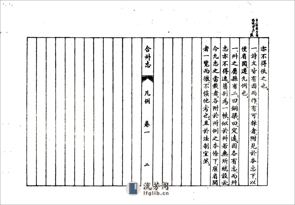 合州志（万历） - 第10页预览图