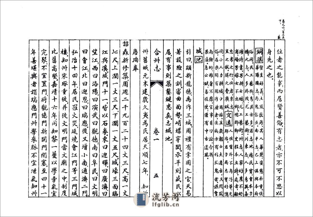 合州志（万历） - 第16页预览图