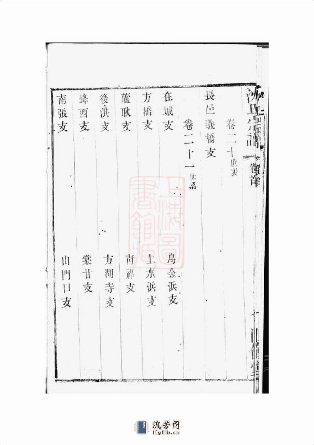 梁溪沈氏宗谱：二十四卷，首一卷：[无锡] - 第19页预览图
