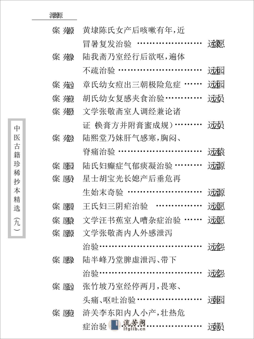 中医古籍珍稀抄本精选--竹亭医案（下册） - 第15页预览图