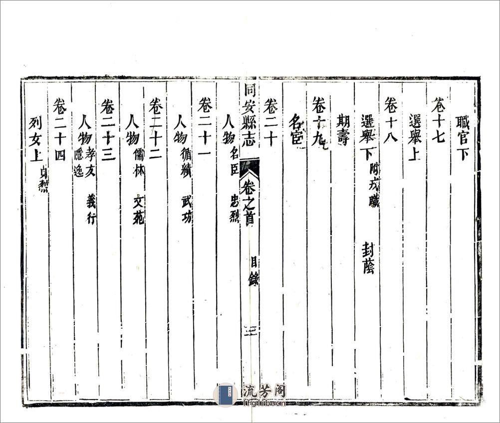 同安县志（嘉庆) - 第17页预览图