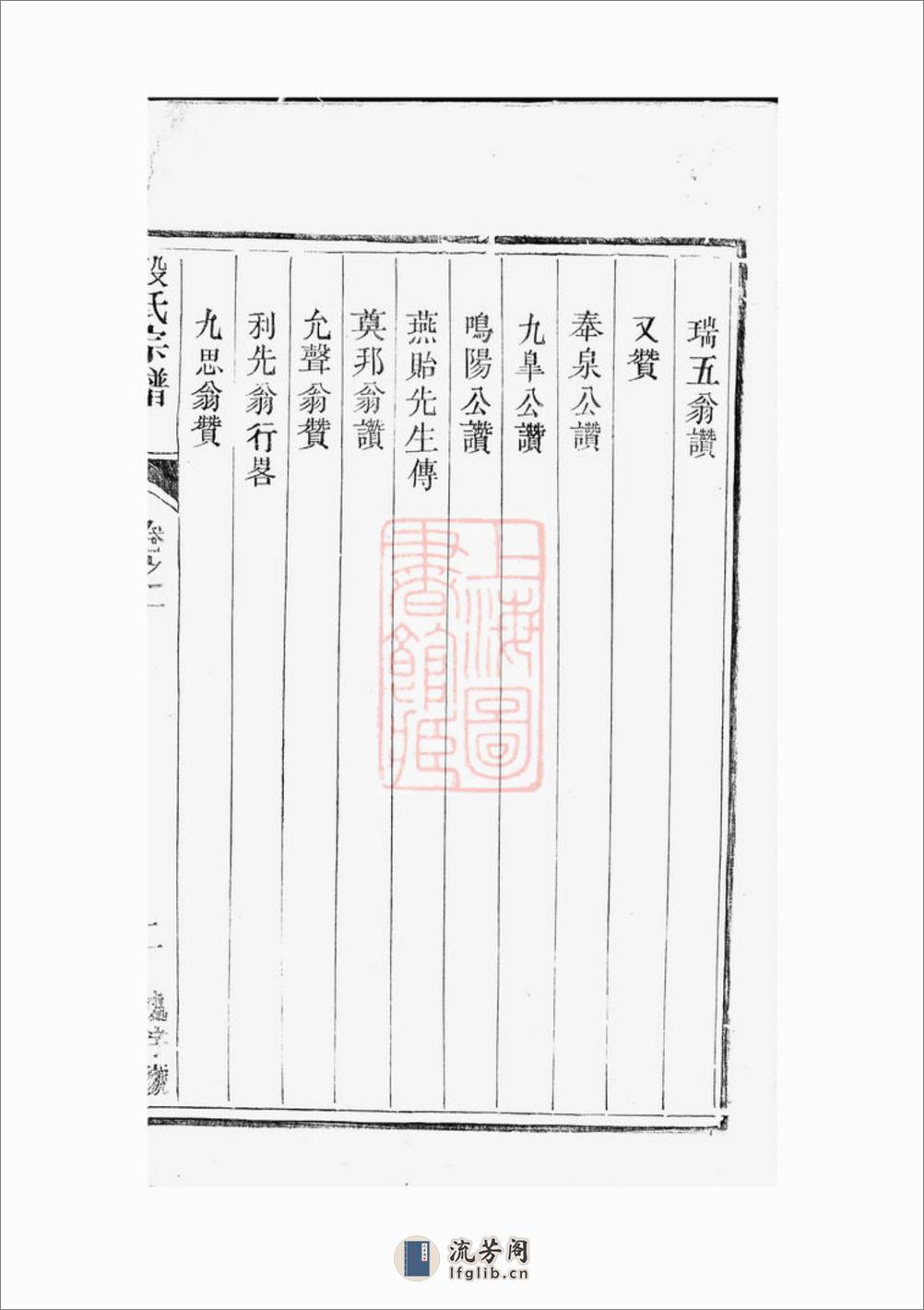润东顺江洲中和圩殷氏族谱：六卷：[润州] - 第6页预览图