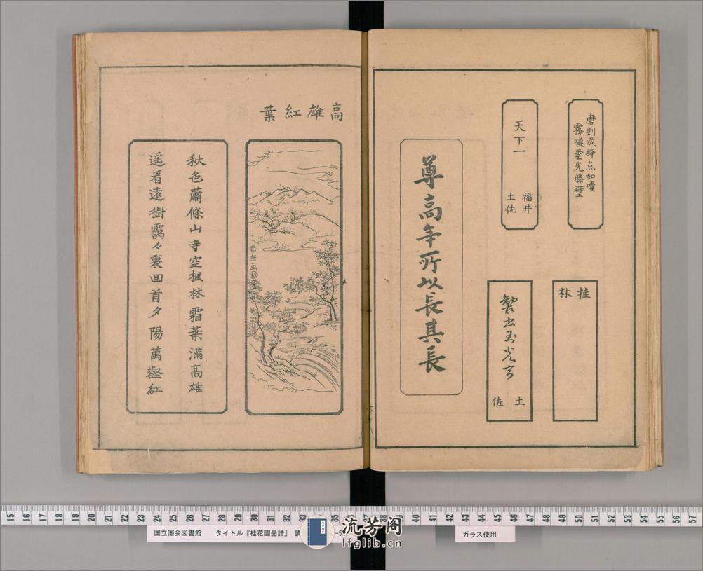 桂华园墨谱.藤原守美编.天明8年刊.1788年 - 第14页预览图