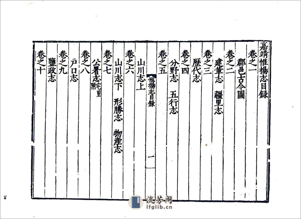 嘉靖惟扬志 - 第12页预览图