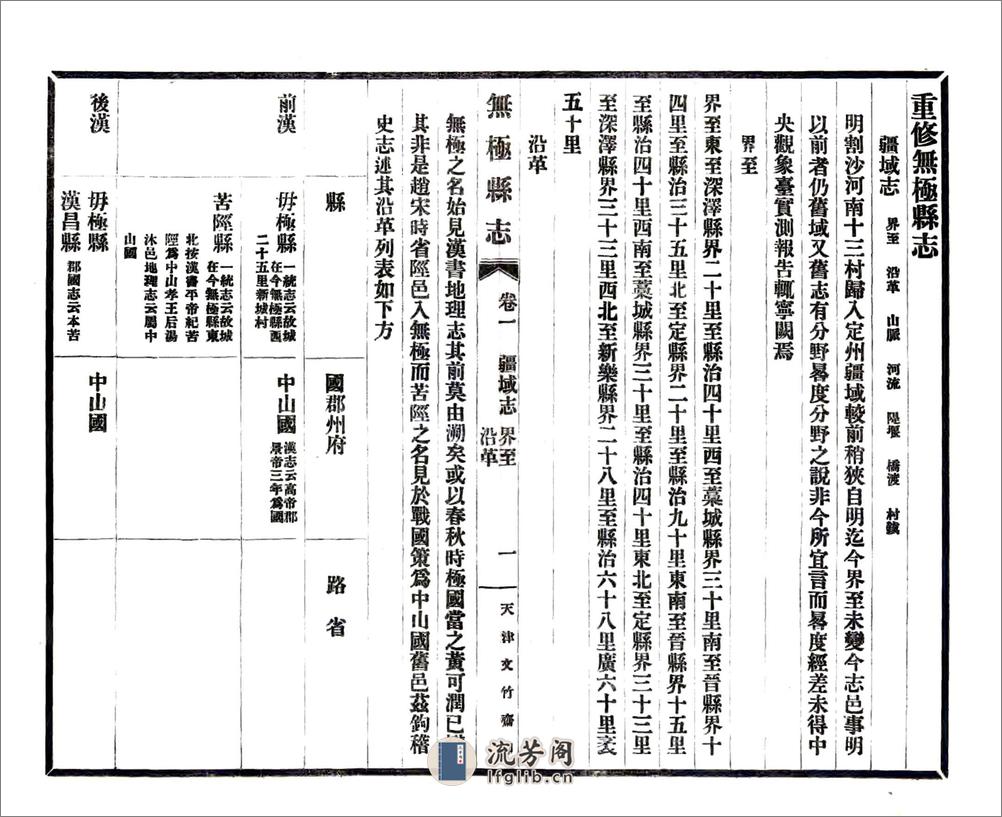 重修无极县志（民国） - 第16页预览图