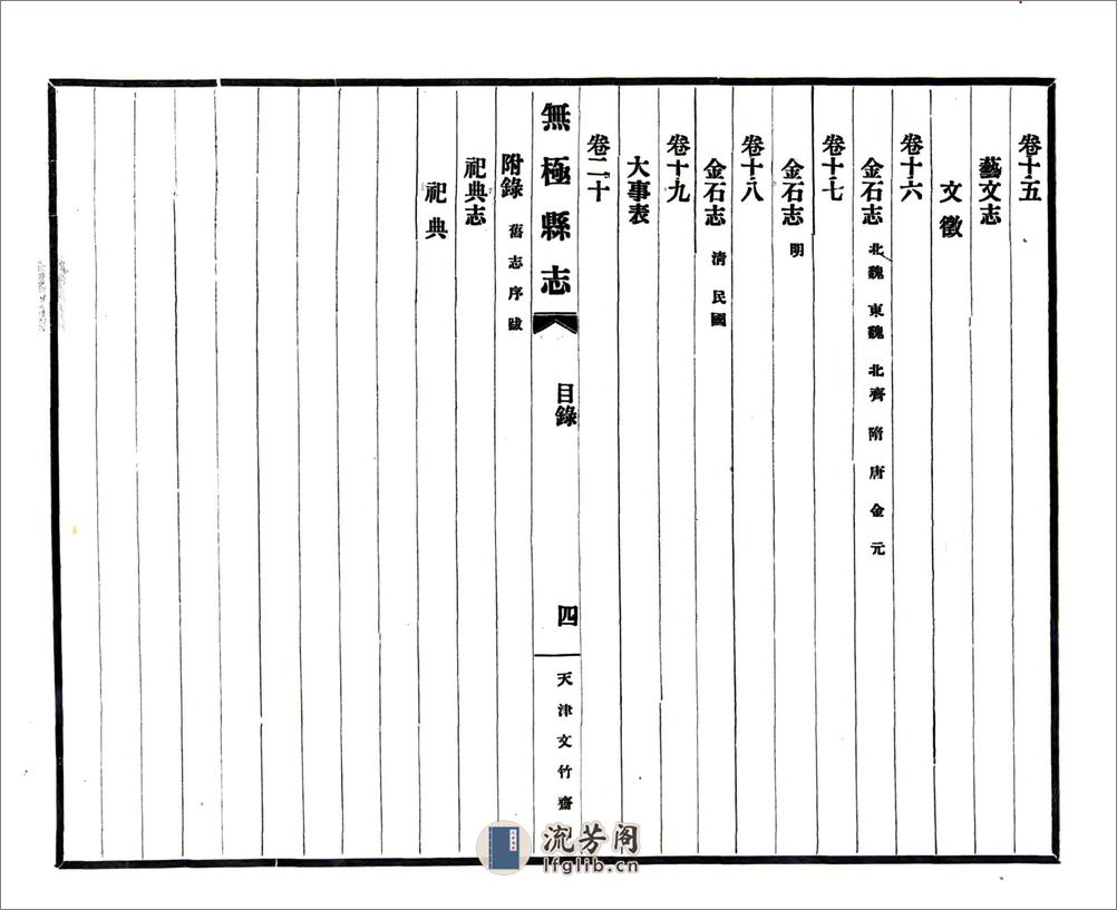 重修无极县志（民国） - 第5页预览图