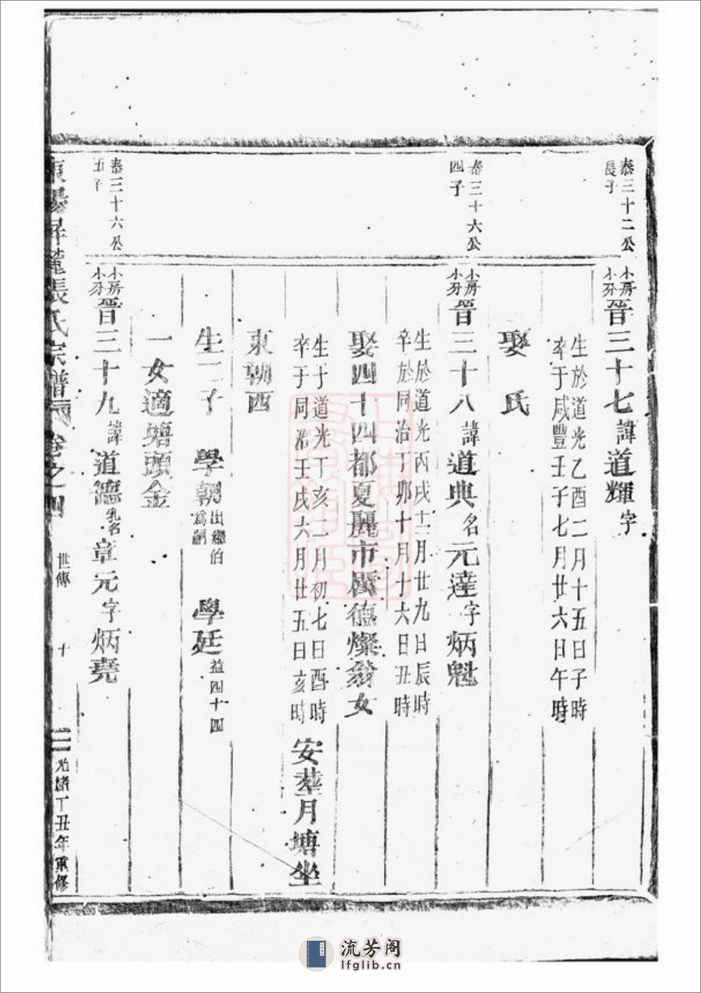 东阳屏麓张氏宗谱 - 第20页预览图
