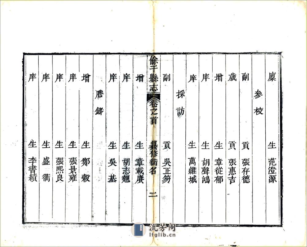 余干县志（道光） - 第8页预览图