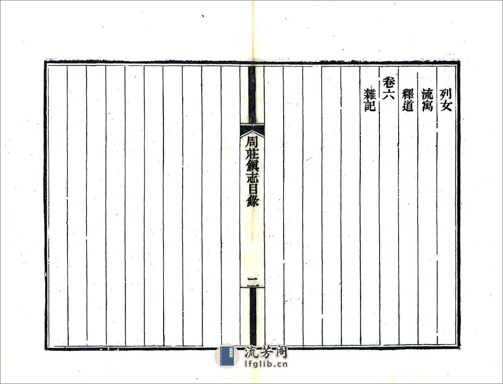 周庄镇志（光绪） - 第5页预览图