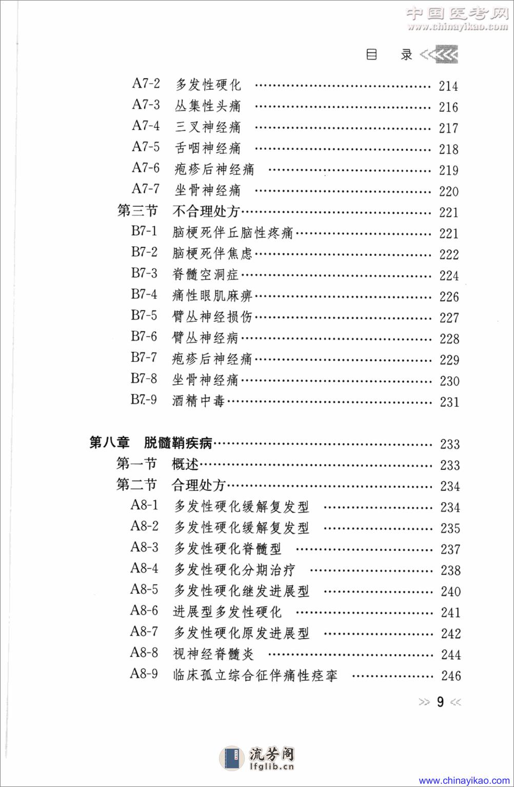 专科用药处方分析丛书-神经内科常见病用药处方分析——王玉平-2009 - 第20页预览图