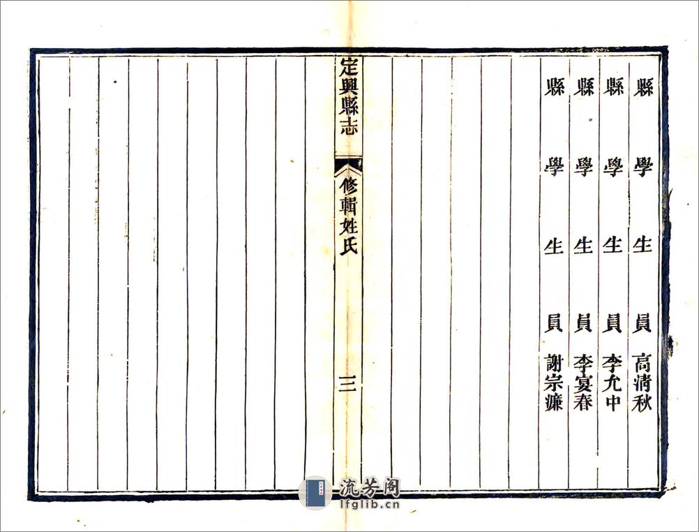 定兴县志（光绪） - 第4页预览图