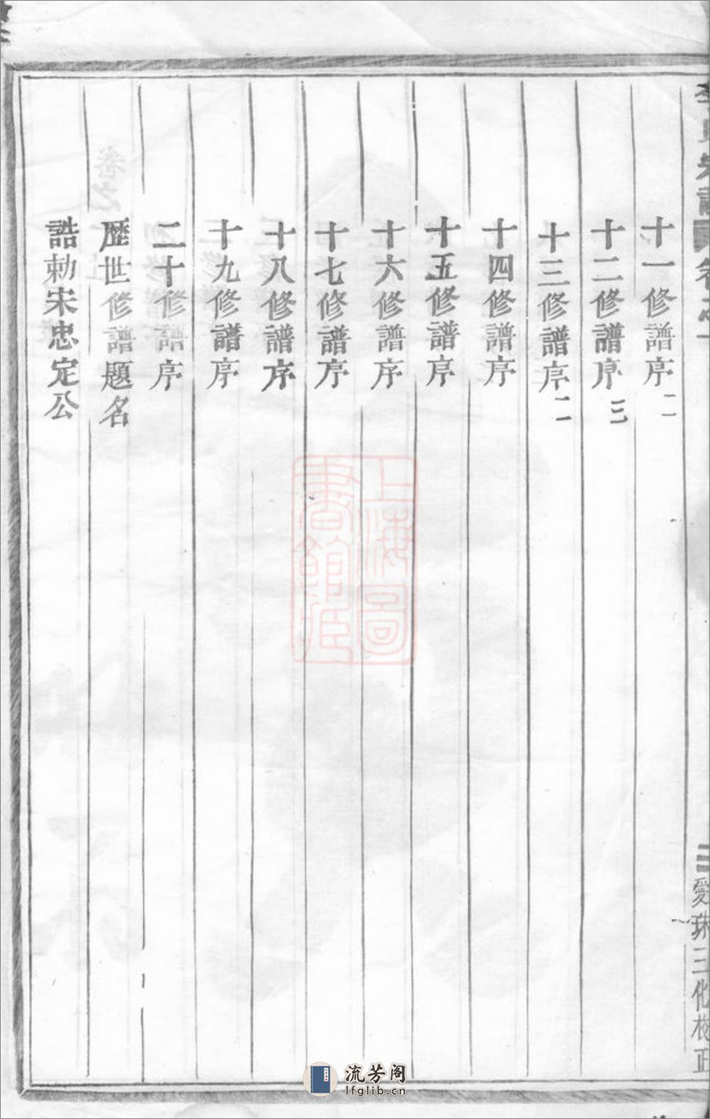 浦阳李氏宗谱：六卷 - 第5页预览图