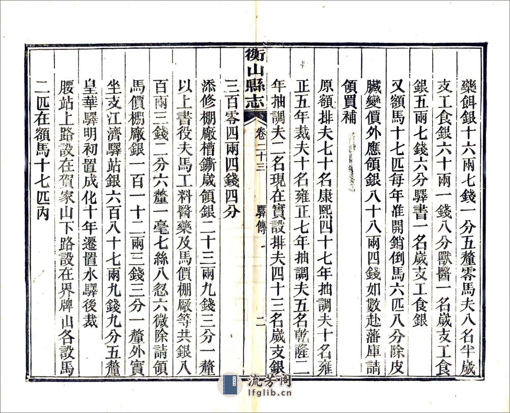 衡山县志（光绪）卷23-45 - 第2页预览图