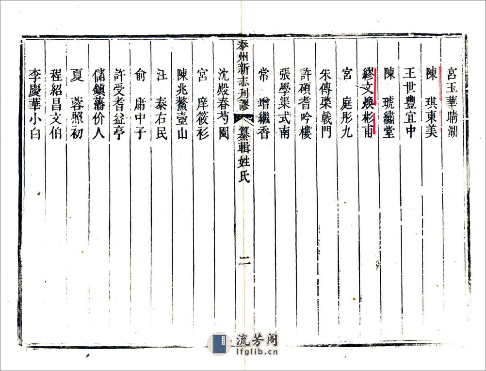 泰州新志刊谬（道光） - 第7页预览图