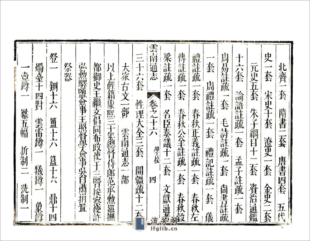 云南通志（康熙）卷16-28 - 第5页预览图