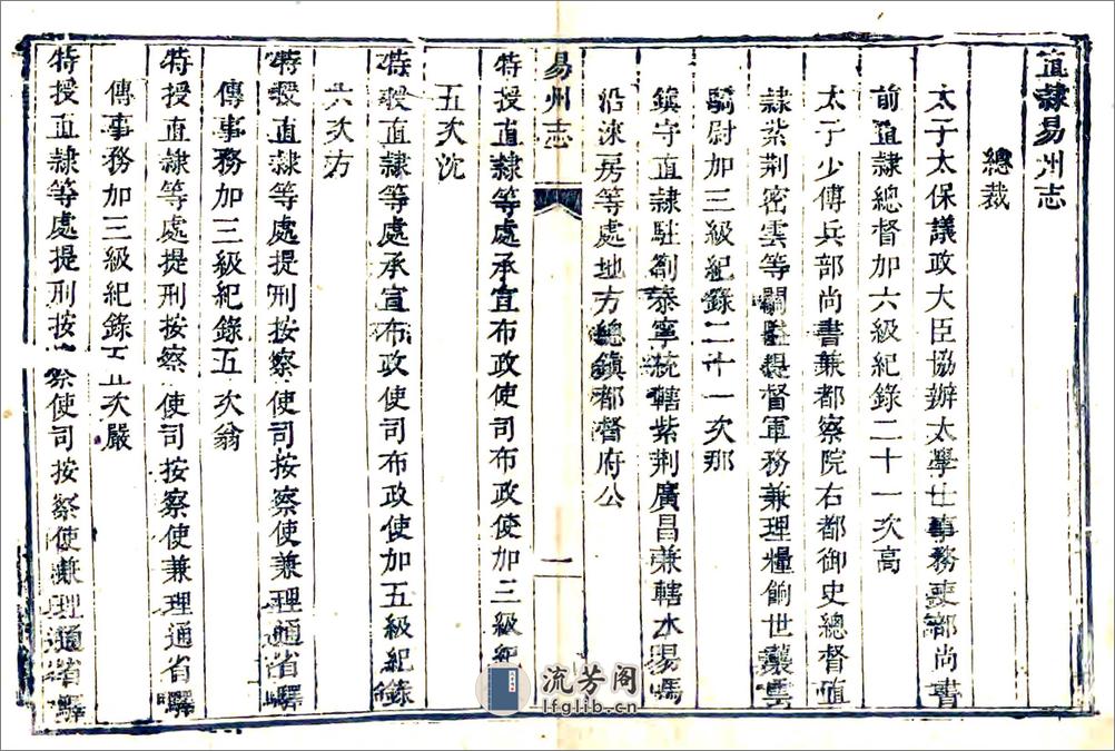 直隶易州志（乾隆） - 第2页预览图