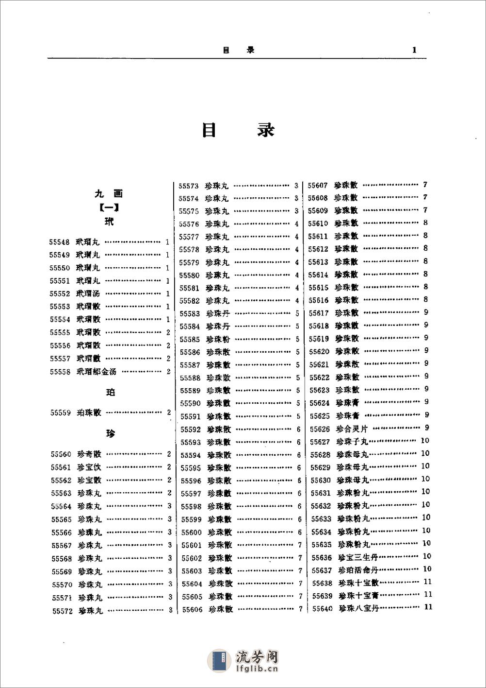 中医方剂大辞典（第7册） - 第11页预览图