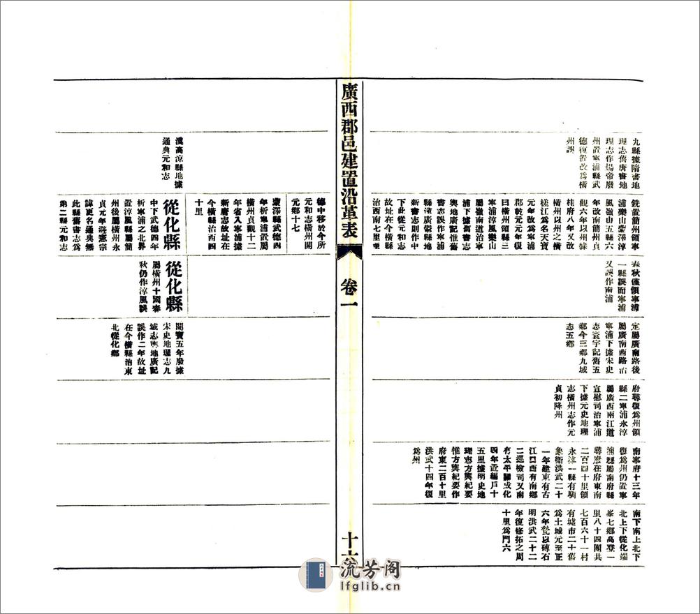 广西郡邑建置沿革表（民国） - 第18页预览图