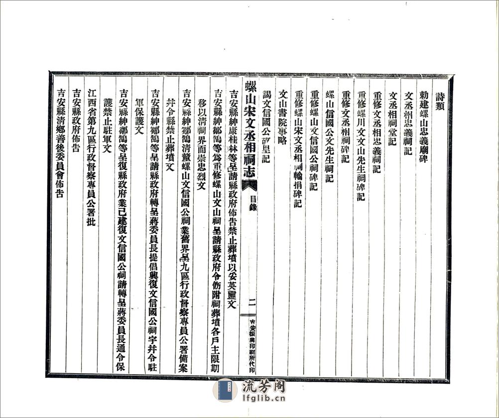 吉安螺山宋文丞相祠志（民国） - 第12页预览图