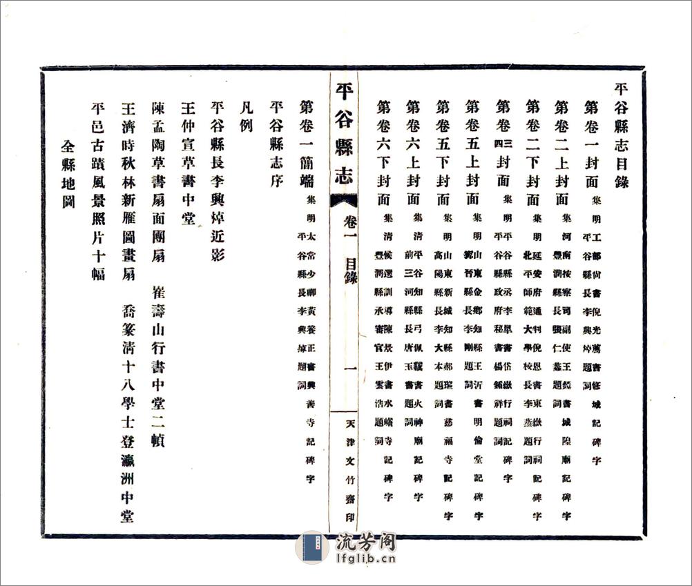 平谷县志（民国23年） - 第20页预览图