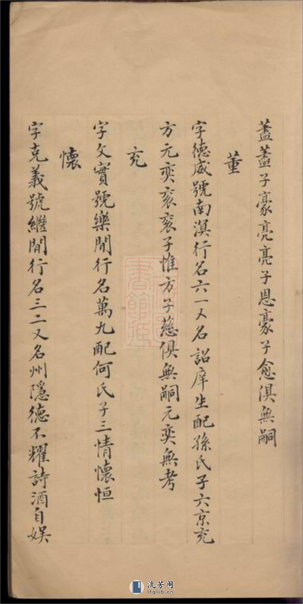 锡山秦氏宗谱澹如公支家谱：不分卷：[无锡] - 第6页预览图