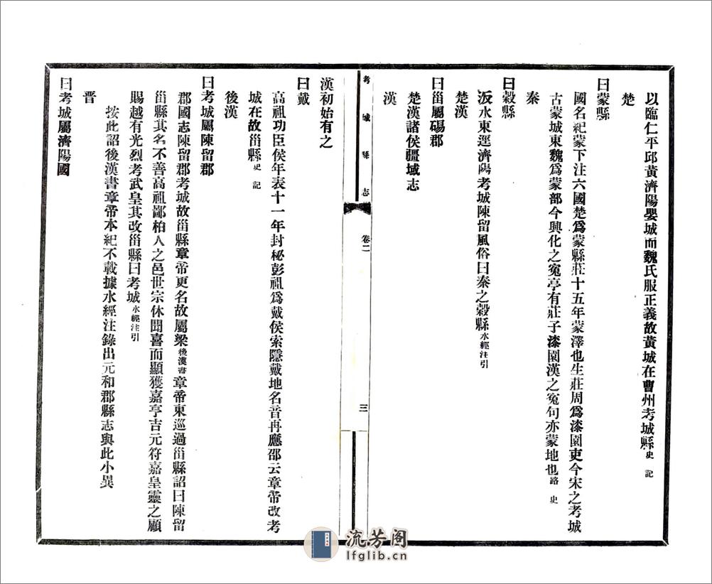 考城县志（民国30年） - 第19页预览图