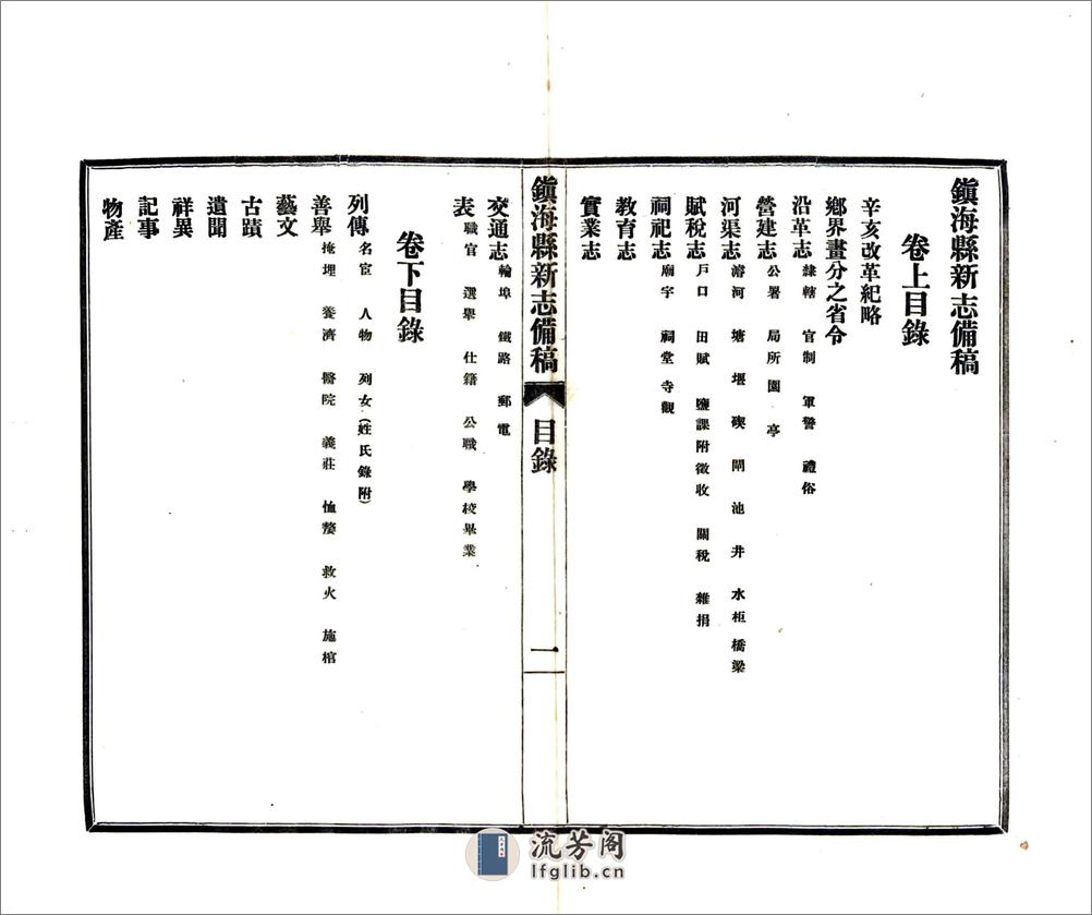 镇海县新志备稿（民国） - 第4页预览图