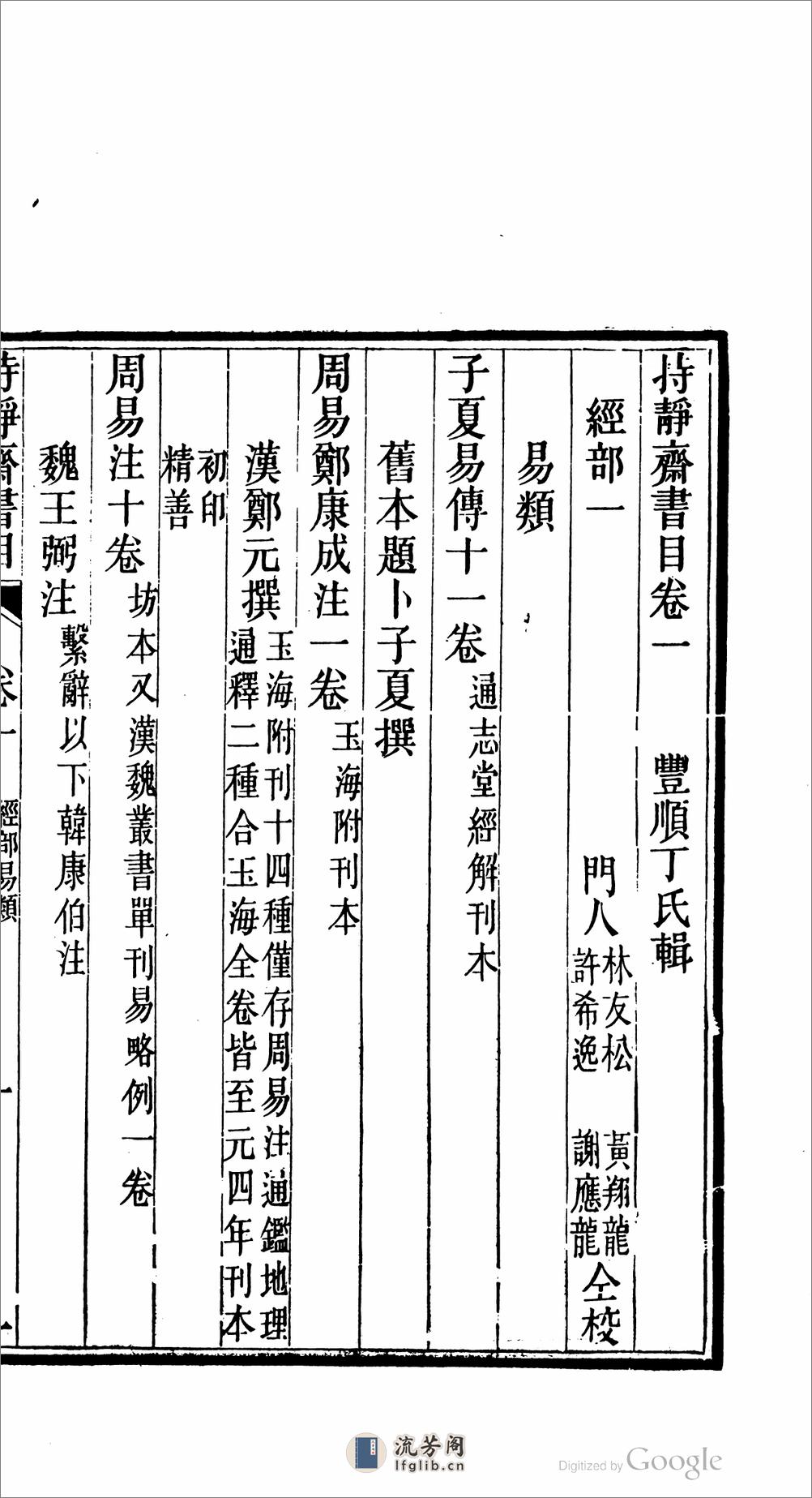 持靜齋書目 - 第5页预览图